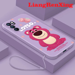 Ốp Điện Thoại silicone Mềm Chống Sốc In Hình Gấu Dâu Tây Cho oppo reno 6 4g oppo a16 oppo reno 6z 5g oppo reno6 z 5g Yx01