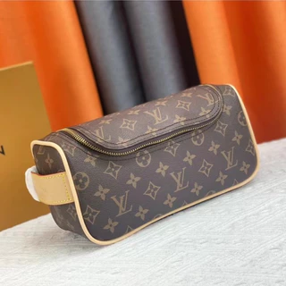 Túi Đựng Đồ Trang Điểm / Trang Điểm lv louis Vuitton Có Khóa Kéo Phong Cách vintage n47625