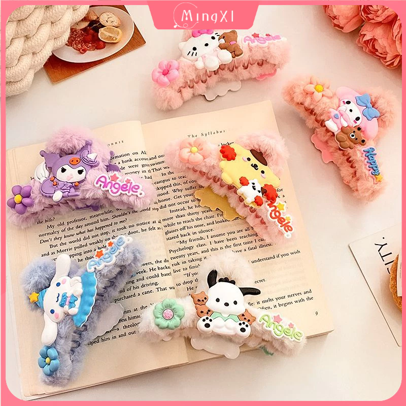 Hoạt Hình Kẹp Tóc Hình sanrio Ngọt Ngào Dễ Thương Cho Nữ