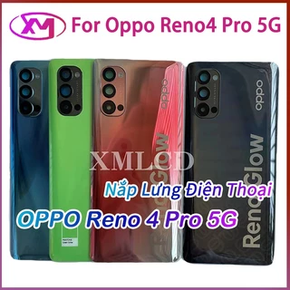 ฝาหลัง Oppo Reno4 Pro 4G กระจกหลัง Battery Back Cover for Oppo Reno4 Pro 5G ฝาหลังพร้อมกระจกเลนส์กล้อง