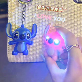 beautycoco🍊Móc Khóa Hình Búp Bê Hoạt Hình stitch Phát Sáng Dễ Thương