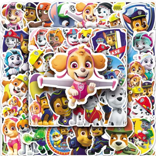 Hoạt Hình 50 Chiếc Dễ Thương PAW Patrol Disney Graffiti Chống Thấm Nước Dán Cho DIY Điện Thoại Laptop Notebook Guitar Xe Đạp Mũ Bảo Hiểm Xe Hơi Trang Trí Decal