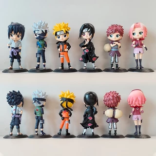 1 Mô Hình Nhân Vật uzumaki naruto hatake kakashi uchiha itachi sasuke haruno sakura 15cm Bằng pvc