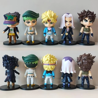 5 Cái / bộ 10-11cm Anime JoJo Kỳ Dị Phiêu Lưu Kujo Jotaro Rohan Kishibe Dio Brando Leone Abbacchio Q Phiên Bản PVC Nhân Vật Hành Động Mô Hình Đồ Chơi Búp Bê