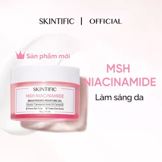 【Quà Giáng Sinh】 Skintific Gel dưỡng ẩm sáng da 5% MSH Niacinamide 30g + Serum sáng da 10% Niacinamide 20ml