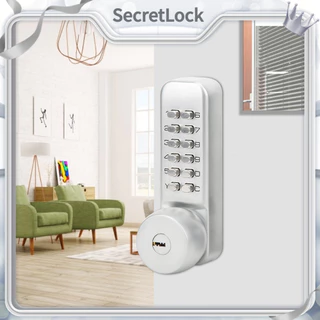 Khóa Cửa mật khẩu cơ hai mặt có chìa khóa Đồ dùng gia đình【SecretLock】