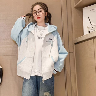 Áo Khoác hoodie Dáng Rộng Phong Cách Hàn Quốc Thời Trang Mùa Thu 2023 Mới Cho Bé Gái 3-14 Tuổi