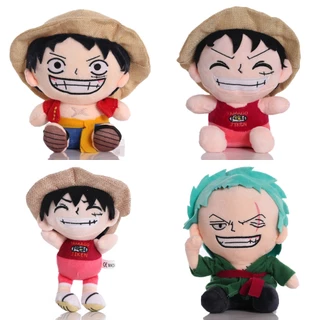 Thú Nhồi Bông Mềm Mại Hình Nhân Vật Phim one piece 14-20cm