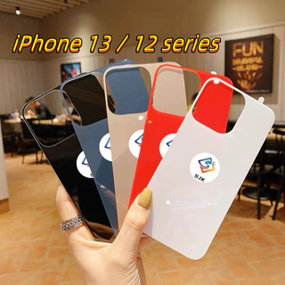 Mặt sau Kính cường lực iPhone 13/12 Series Phim bảo vệ mặt sau tương thích cho iPhone 12 Pro max 13 Pro max Phim chống cháy nổ Màn hình mặt sau