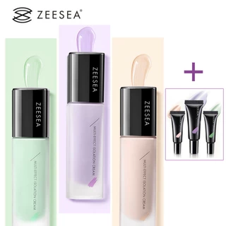 Zeesea Kem Lót Nền Che Khuyết Điểm 30ml + Kem Nền 10ml Dưỡng Ẩm Hydrat Hóa Làm Sáng Da Kem Lót Zeesea COSMETICS