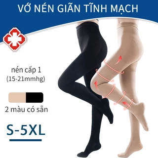 15-21mmHg Y Tế Nén Quần Áp Cấp Độ 1 Chăm Sóc Suy Giãn Tĩnh Mạch Tất Nữ Giảm Béo Tất Chân