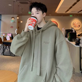 【M-8XL】Áo khoác hoodie nam nữ hoodie basic unisex nỉ from rộng 4 màu nỉ ngoại cotton form rộng phong cách hip hop hàn quốc cho cặp đôi