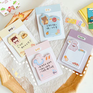 Letit | Dễ thương Đáng yêu Ghi chú dính Bài đăng Sách Notepad Ghi nhớ Nhãn dán Văn phòng phẩm Dễ thương Tấm ghi nhớ Hàn Quốc