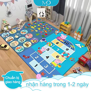 🔥DÀY 1CM -1M6*1M2🔥Thảm chơi cho bé trải sàn nhà lớp học cho bé dệt bali lụa nhung lì cao cấp thảm 3D/chống trơn trượt /thảm nhung pha lê 5D/ không rụng lông/Thảm phòng khách.