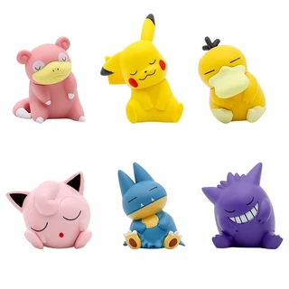 Bộ 6 Mô Hình Nhân Vật pokemon 5cm Trang Trí Bàn Làm Việc