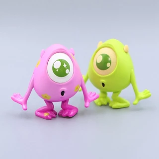 DISNEY 1 Mô Hình Nhân Vật mike michael wazowski mr.q Mắt To 5.4cm Bằng pvc