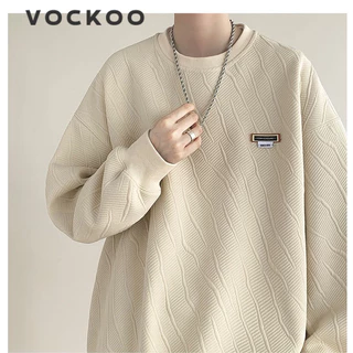 Áo sweater VOCKOO dáng rộng thoải mái 2024 MWY23C01B8 48Z231202