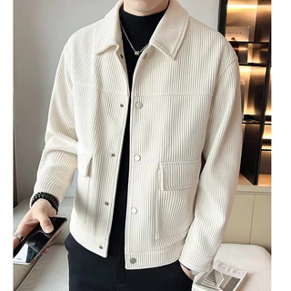 Áo  khoác màu trơn thời trang thanh lịch trẻ trung cho nam jacket hàn quốc áo dài tay simple fashion áo choàng nút bomber thời trang bigsize cổ điển