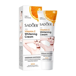 Kem làm trắng da toàn thân SADOER vitamin C whitening cream 50g Dưỡng ẩm và làm trắng toàn bộ cơ thể, nền, cánh tay, chân, mông