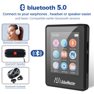 Bluetooth MP3 Máy Nghe Nhạc HiRes Lossless Âm Thanh Tidal Toàn Màn Hình Walkman Web Mp4