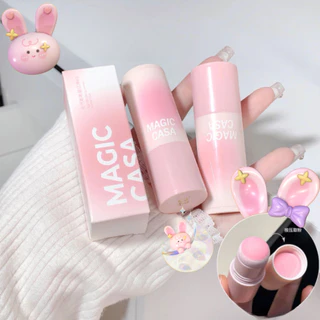 Magic CASA Hồng Blush Dưỡng Ẩm Lâu Dài Chống Thấm Nước Không Dễ Phai Màu Kem Blush Kem