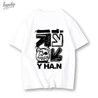 Áo phông nam trắng local brand BEEYANBUY áo thun tay lỡ in hình boy phố unisex ulzzang 100% cotton-Y0600