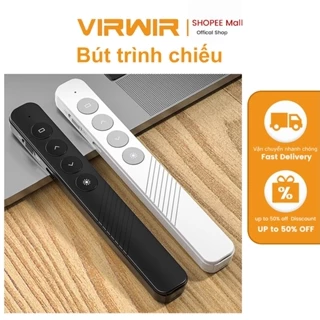 VIRWIR Laser Bút Trình Chiếu Slide Powerpoint Có Cho Laptop / Máy Chiếu bút bấm thuyết trinh PPT