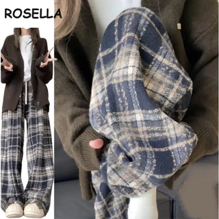 Rosella quần ống rộng Quần Túi Hộp Popular Fashion casual chic WGK23C0306 49Z231204