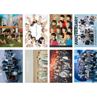 Set 8 Tấm Poster Hình Nhóm Nhạc seventeen a3