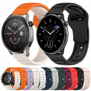 Silicone Dây Đeo Silicon Thoáng Khí Cho Đồng Hồ Thông Minh amazfit gtr mini 4 3 3pro 2 2e gtr 42mm 47mm