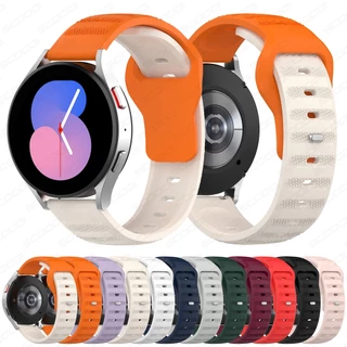 Silicone Dây Đeo Silicon Thoáng Khí Cho Đồng Hồ Thông Minh samsung galaxy watch 6 5 5pro 4 40mm 44mm 45mm 6 4 classic