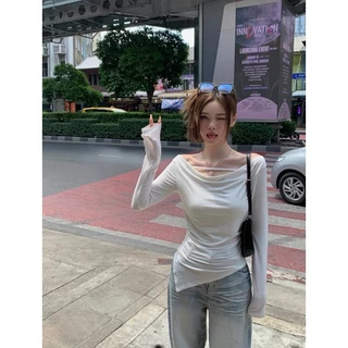 FENGZIDUO áo thun nữ croptop baby tee Cute xu hướng Stylish Fashion WTX23B02LU 47Z231124