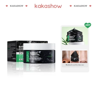 kakashow Làm sạch sâu da loại bỏ mụn đầu đen làm trắng da mặt Mặt nạ mũi lột mụn đầu đen làm sạch sâu cho mọi loại da  Mụn Đầu Đen Làm Sạch Sâu Se Khít Lỗ Chân Lông 100g