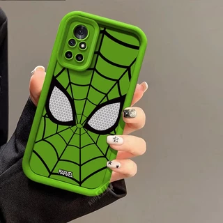 Ốp Điện Thoại Dẻo Màu Trơn In Hình Spiderman Cho Xiaomi Redmi Note 11S 12S 11 12 Pro S TURBO