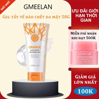 Gel Tẩy Tế Bào Chết GMEELAN Chiết Xuất Cam 50g Làm Trắng Da Làm sạch sâu lỗ chân lông