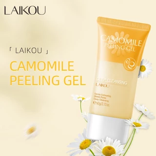 Gel tẩy tế bào chết da mặt LAIKOU 60g thành phần cúc la mã dưỡng ẩm tự nhiên