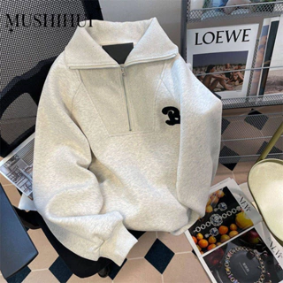 Áo Khoác MUSHIHUI A98J092 36Z230909 hoodie thời trang Hàn Quốc dễ thương