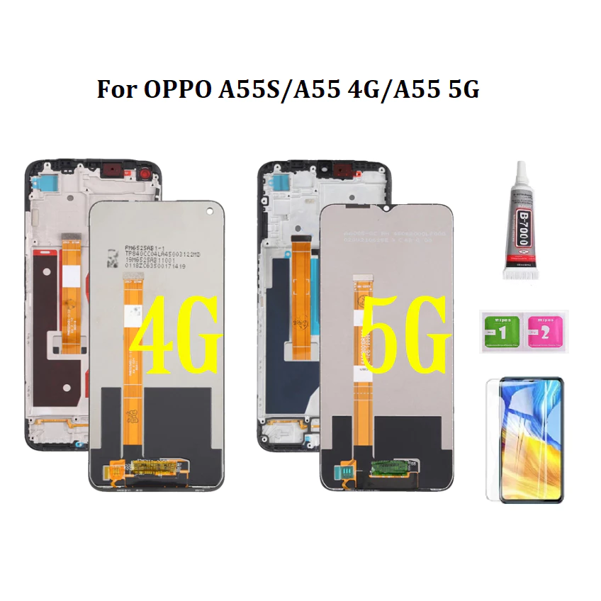 Màn Hình Cảm Ứng LCD Kèm Phụ Kiện Cho OPPO A55 4G A55 5G A55S CPH2325 CPH2309