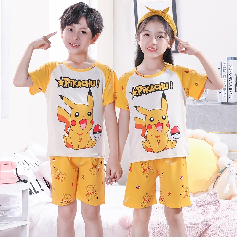 Bộ Đồ Ngủ Tay Ngắn In Hình Doraemon Dễ Thương Cho Bé quần áo bé trai