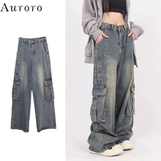 Quần jean ống rộng denim quần jean ống suông unisex quần jean ống đứng hiphop quần bò ống rộng oversize quần jean baggy nam