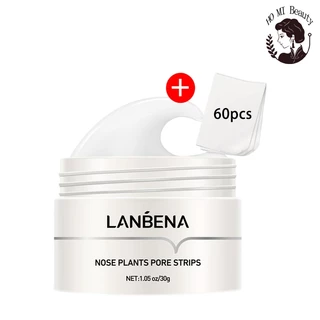 Mặt nạ mũi LANBENA 30g (60 miếng mặt nạ) loại bỏ mụn đầu đen, làm sạch sâu, nhẹ nhàng không làm tổn thương da