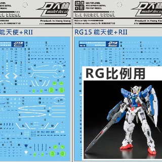 Decal trượt nước DL DALIN RG 1 / 144 EXIA RII R2