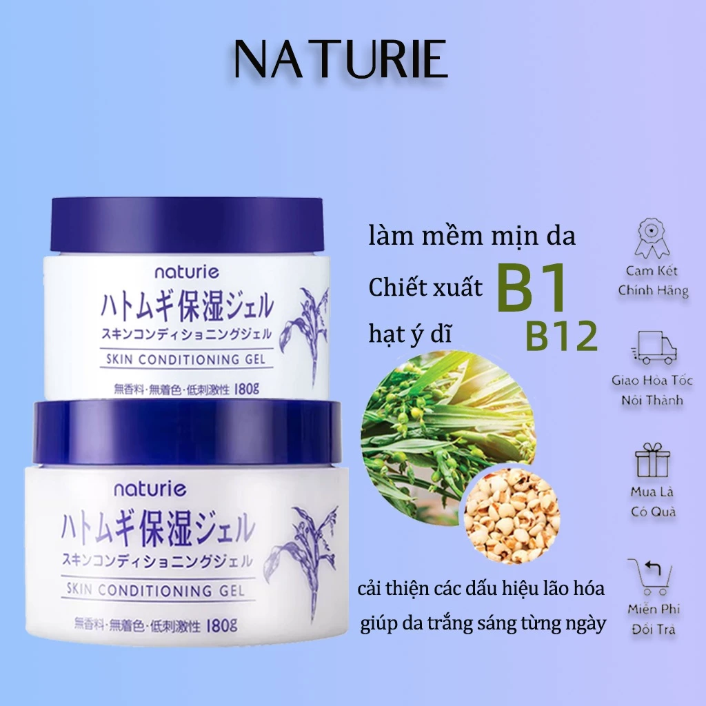 Kem Dưỡng Ẩm  Naturie Skin Conditioning Gel 180G Nhật Bản