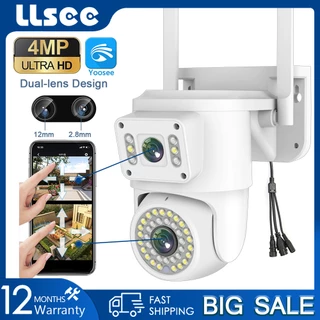 LLSEE、Camera YooSee 2 mắt - chuẩn 8.0mpx siêu nét góc rộng, ban đêm xem có màu, đàm thoại 2 chiều, camera kép xem cùng lúc trên 1 điện thoại xoay 360 độ