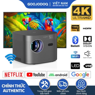 Goojodoq Máy ChiếU Mini 13000 LM Hỗ Trợ IOS / Android 10.0 Wi-Fi 550 ANSIN KèM Phụ KiệN