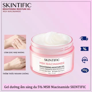 Gel dưỡng ẩm sáng da 5% MSH Niacinamide SKINTIFIC Dưỡng Trắng Da  Kem dưỡng ẩm