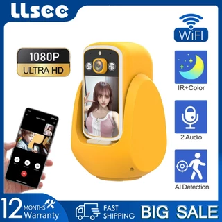 LLSEE FHD 1080P Cuộc gọi video Camera quan sát WIFI Camera Thông minh Phát hiện con người Tự động theo dõi Giám sát tầm nhìn ban đêm Camera quan sát Điện thoại di động trong nhà Kết nối không dây