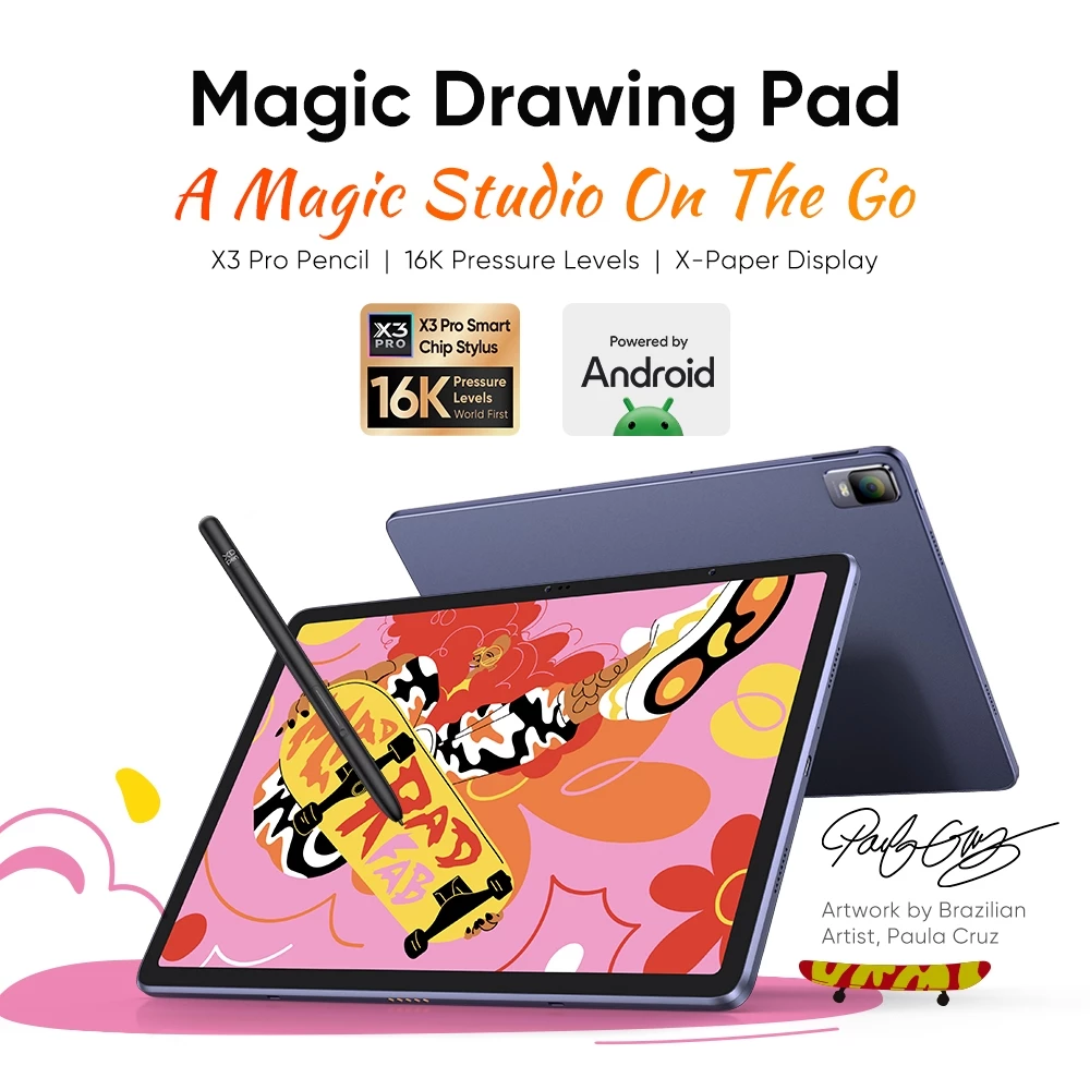 Bảng vẽ XPPen Magic Drawing Pad Màn hình 12,2 inch kèm bút kỹ thuật số X3 Pro (ROM 256GB)