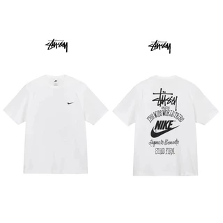 Áo Thun Tay Ngắn In Logo STUSSY Co Cổ Điển Thời Trang Cho Nam Và Nữ