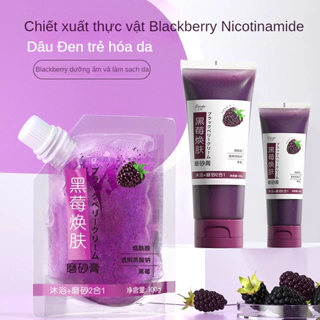 Tẩy tế bào chết tắm, Gel tẩy tế bào chết toàn thân, Tẩy tế bào chết Blackberry làm sạch sâu